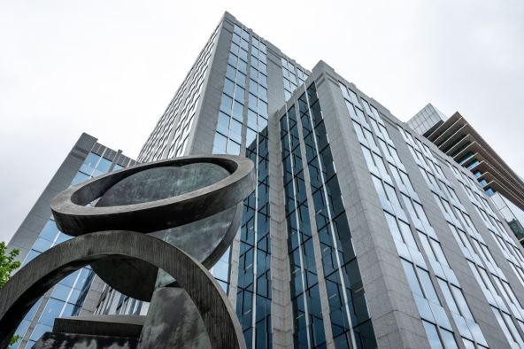 sedište komisije za hartije od vrednosti Euroclear u Briselu