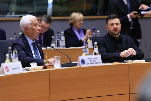 Antonio Košta i Vladimir Zelenski