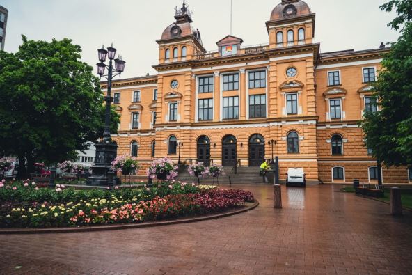 Gradska kuća finskog mesta Olulu, koje je izabrano za Evropsku prestonicu kulture 2026.