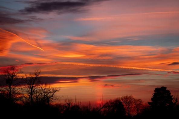 zalazak sunca usled saharske prašine