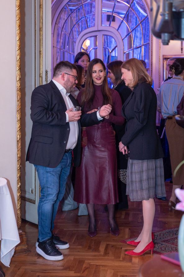 Igor Žeželj, osnivač i predsednik uprave kompanije WMG, Tamara Vučić i Ana Aleksić, članica Uprave WMG, predsednica UO WMG fondacije