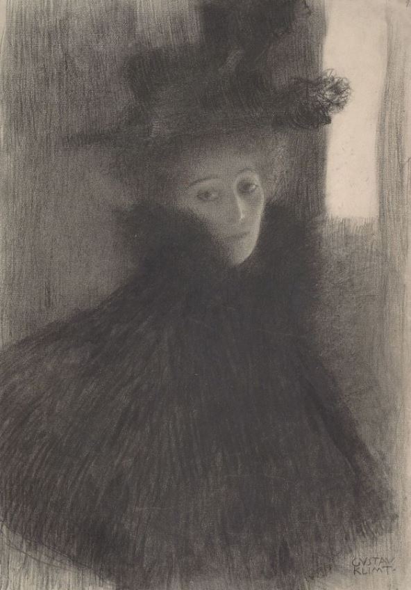 Dama sa šeširom_Gustav Klimt(c) Albertina_Beč.jpg