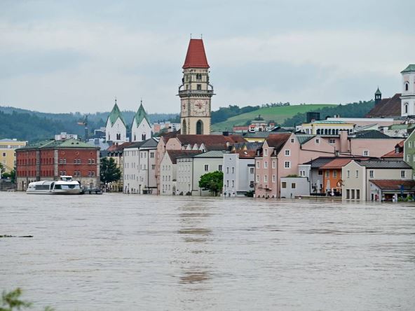 Nemački grad Pasau pogođen poplavama