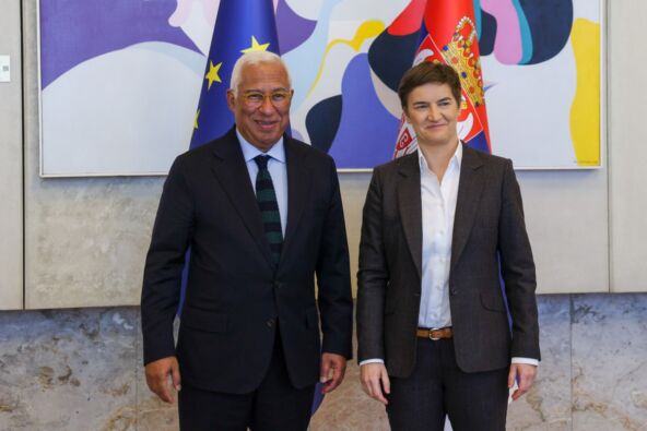 Antonio Košta i Ana Brnabić