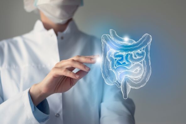 Doktor i hologramski prikaz creva