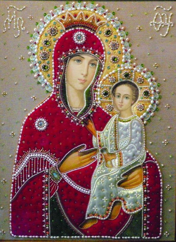 Ikonopisna radionica Manastira Svete Jelisavete, Minsk, Presveta Bogorodica Brzopomoćnica.jpg