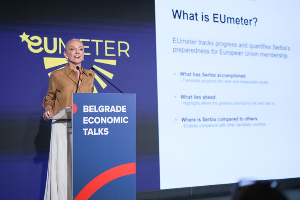Irena Petrović na perdstavljanju platforme EUmeter