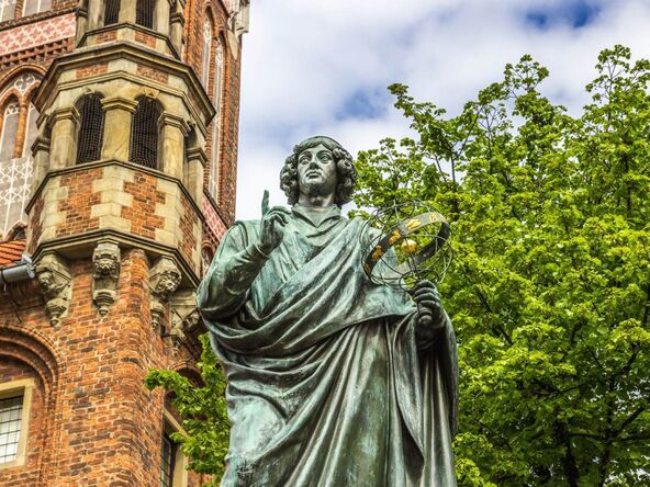 Statua Nikole Kopernika u Torunju