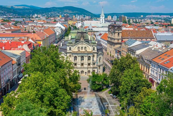 Pogled na slovački grad Košice