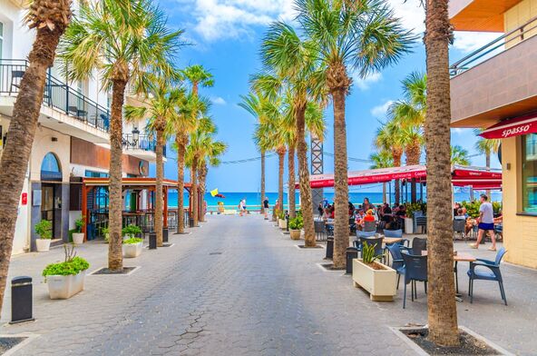 šetalište u letovalištu Benidorm