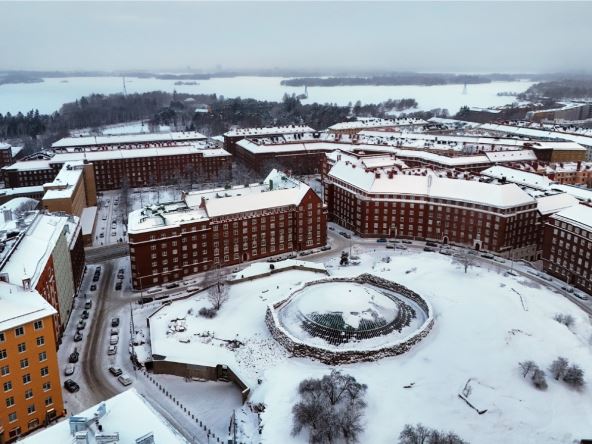 Helsinki pod snegom