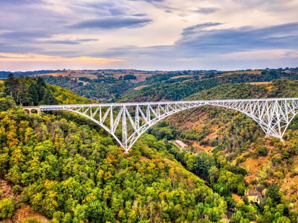 Vijadukt Viaur, železnički most u regionu Aveyron - Okcitani, Francuska