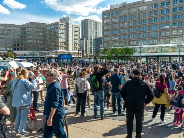 Protesti u Berlinu povodom Prvog maja 2020. godine