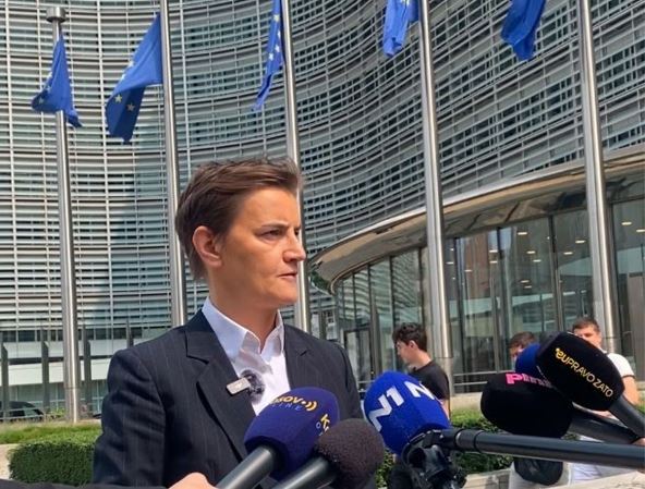 Ana Brnabić u Briselu