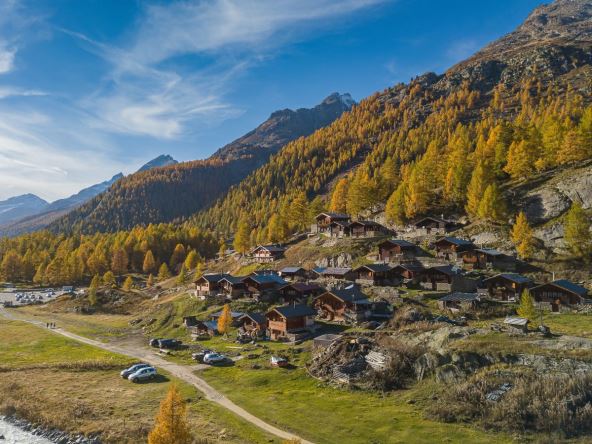 Selo Blaten u podnožju švajcarskih Alpa